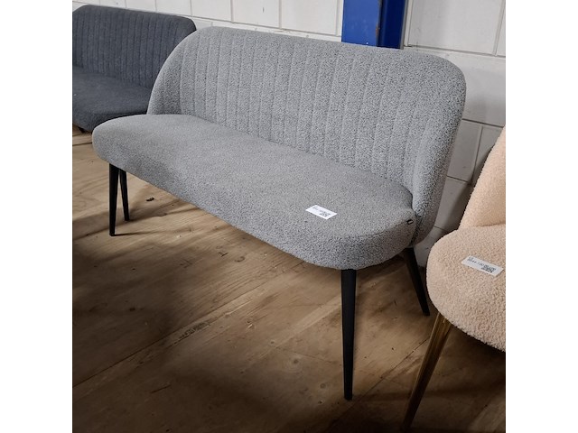 Eetkamerbankje grijs - afbeelding 1 van  3