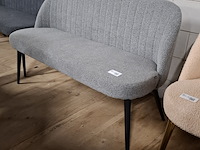 Eetkamerbankje grijs - afbeelding 1 van  3