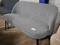 Eetkamerbankje grijs - afbeelding 2 van  3