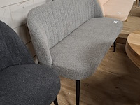 Eetkamerbankje grijs - afbeelding 3 van  3