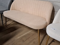 Eetkamerbankje roze - afbeelding 1 van  4