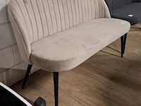 Eetkamerbankje, velvet - afbeelding 1 van  3