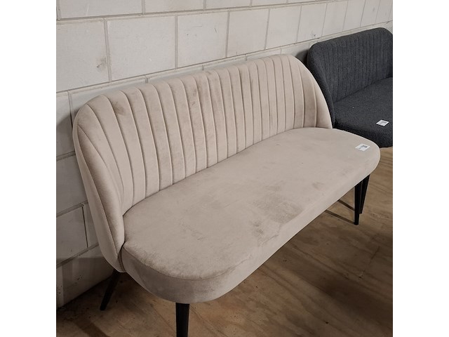 Eetkamerbankje, velvet - afbeelding 2 van  3