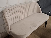 Eetkamerbankje, velvet - afbeelding 2 van  3