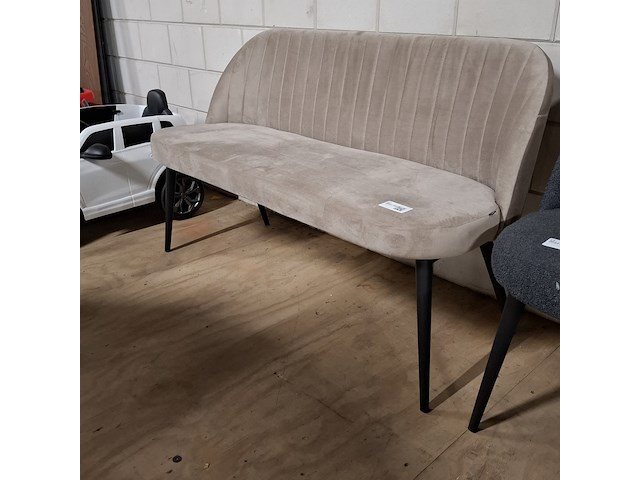 Eetkamerbankje, velvet - afbeelding 3 van  3