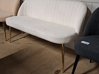 Eetkamerbankje wit - afbeelding 1 van  4