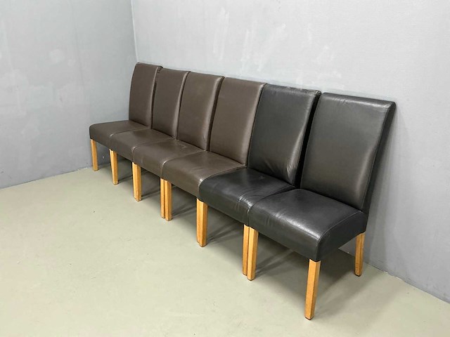Eetkamerstoel - 51x46x103 cm (6x) - afbeelding 1 van  6