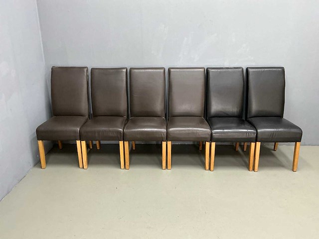 Eetkamerstoel - 51x46x103 cm (6x) - afbeelding 2 van  6