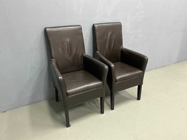 Eetkamerstoel - 52x57x102 cm (2x) - afbeelding 3 van  9