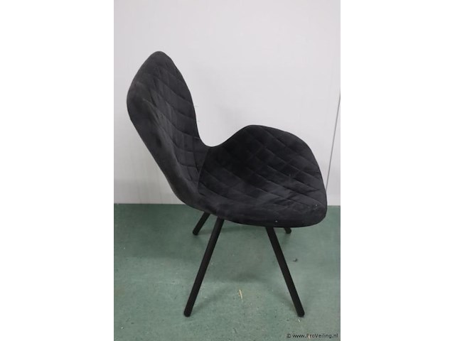 Eetkamerstoel - gestoffeerd - 6 stuks - afbeelding 3 van  7