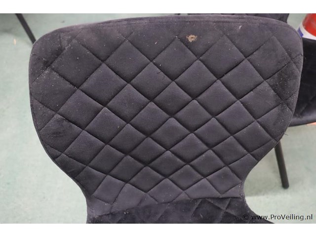 Eetkamerstoel - gestoffeerd - 6 stuks - afbeelding 7 van  7