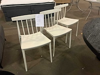 Eetkamerstoel (3x)pvc taupe - afbeelding 1 van  4