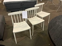 Eetkamerstoel (3x)pvc taupe - afbeelding 2 van  4