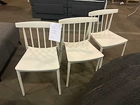 Eetkamerstoel (3x)pvc taupe - afbeelding 3 van  4