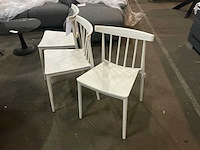 Eetkamerstoel (3x)pvc taupe - afbeelding 4 van  4