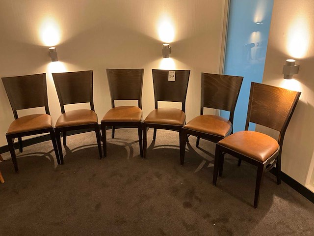 Eetkamerstoel (6x) - afbeelding 1 van  5