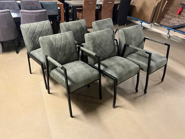 Eetkamerstoel (6x) - afbeelding 9 van  11