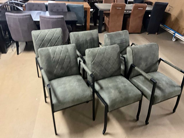 Eetkamerstoel (6x) - afbeelding 10 van  11