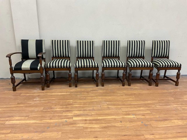 Eetkamerstoel (6x) - afbeelding 1 van  8