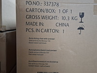 Eetkamerstoel, actona, aura dining chair, seat anthracite monza 130 - afbeelding 5 van  5