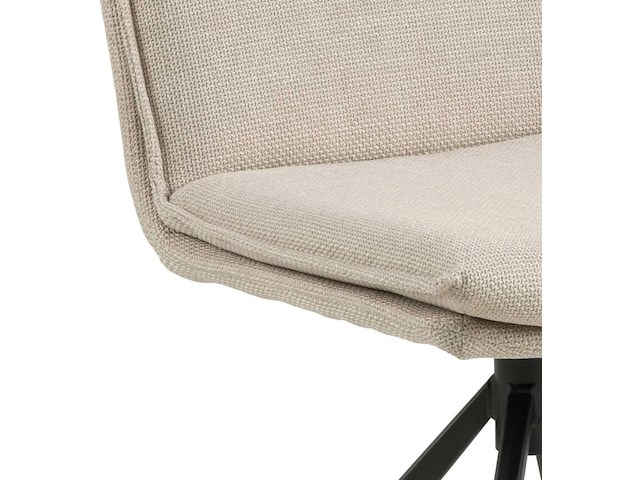 Eetkamerstoel, actona, flynn dining chair, seat beige basel 24 - afbeelding 2 van  7