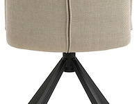 Eetkamerstoel, actona, flynn dining chair, seat beige basel 24 - afbeelding 5 van  7