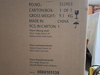 Eetkamerstoel, actona, flynn dining chair, seat beige basel 24 - afbeelding 7 van  7