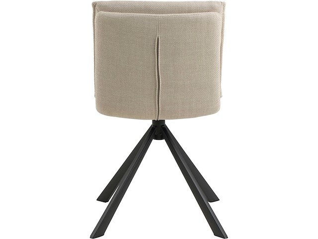 Eetkamerstoel, actona, flynn dining chair, seat beige basel 24 - afbeelding 4 van  5
