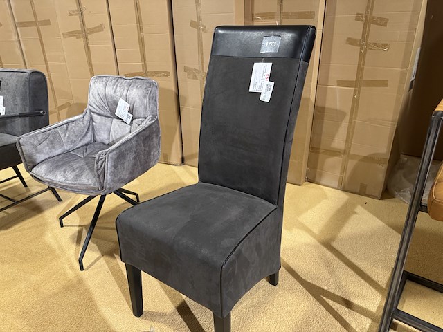 Eetkamerstoel, antraciet - afbeelding 2 van  4