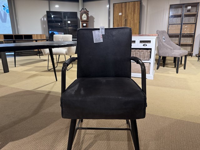 Eetkamerstoel, antraciet - afbeelding 2 van  4