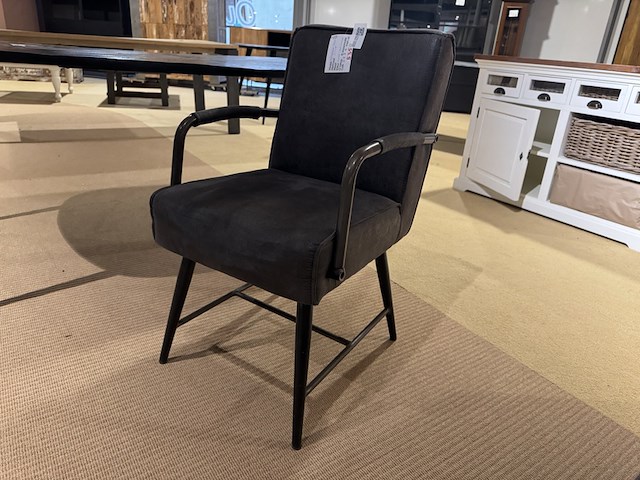 Eetkamerstoel, antraciet - afbeelding 3 van  4
