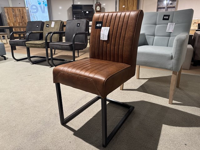 Eetkamerstoel, bruin - afbeelding 1 van  4