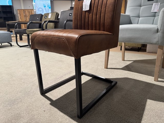 Eetkamerstoel, bruin - afbeelding 3 van  4