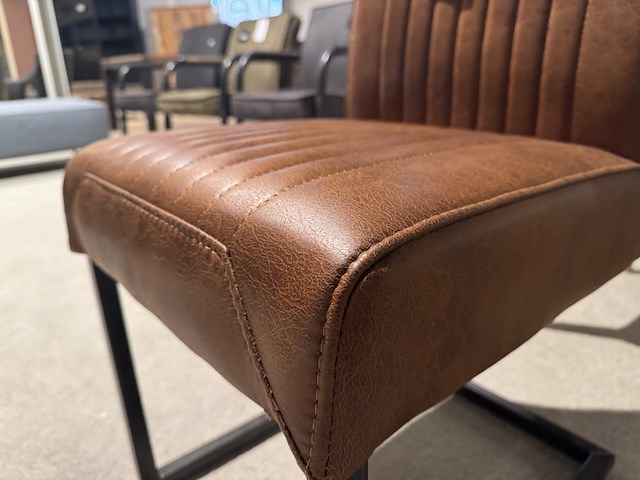 Eetkamerstoel, bruin - afbeelding 4 van  4