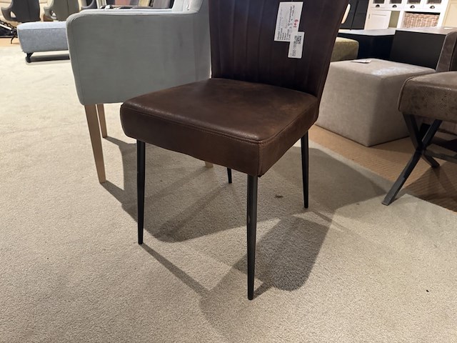 Eetkamerstoel, bruin - afbeelding 3 van  4