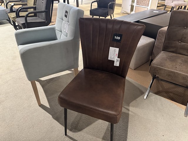 Eetkamerstoel, bruin - afbeelding 4 van  4