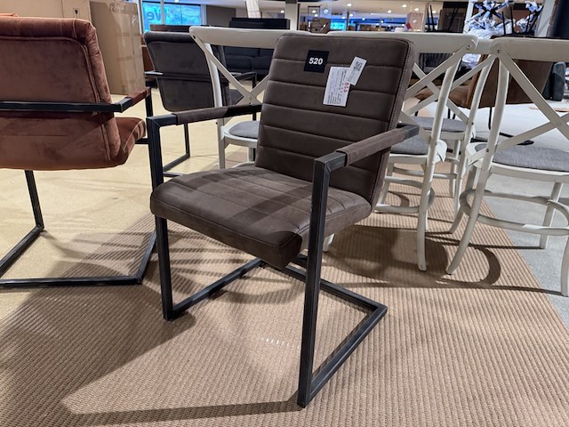 Eetkamerstoel, bruin - afbeelding 1 van  4