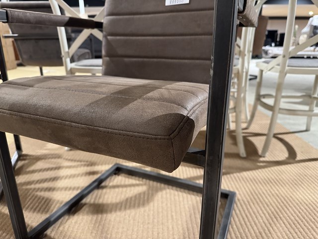 Eetkamerstoel, bruin - afbeelding 3 van  4