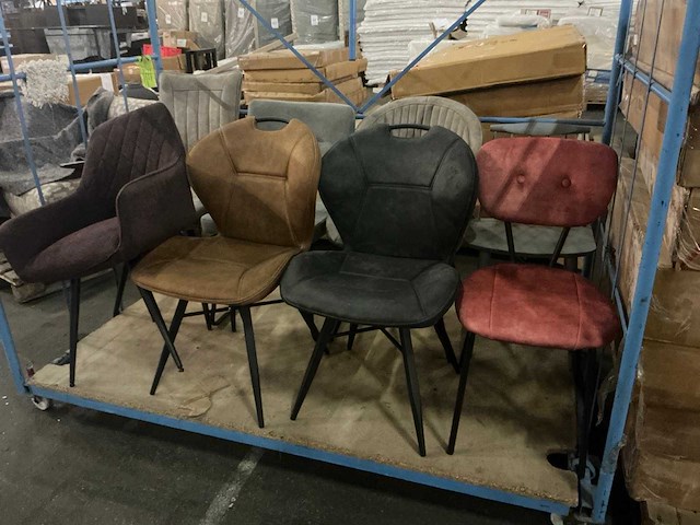 Eetkamerstoel divers (8x) - afbeelding 1 van  8