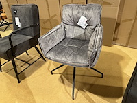 Eetkamerstoel, grijs - afbeelding 1 van  4