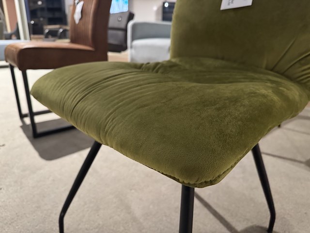 Eetkamerstoel, groen - afbeelding 4 van  4