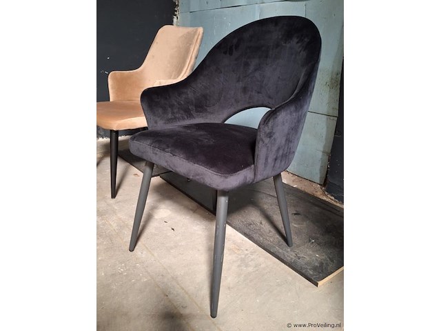 Eetkamerstoel met armleuning - ca. 60x60x89 cm - afbeelding 4 van  4