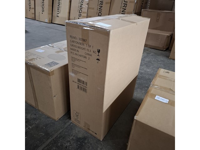 Eetkamerstoel met armleuning, furniqs, addi, seat beige danny 3 - afbeelding 5 van  6