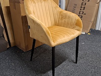 Eetkamerstoel, okergeel - afbeelding 1 van  4