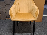 Eetkamerstoel, okergeel - afbeelding 2 van  4