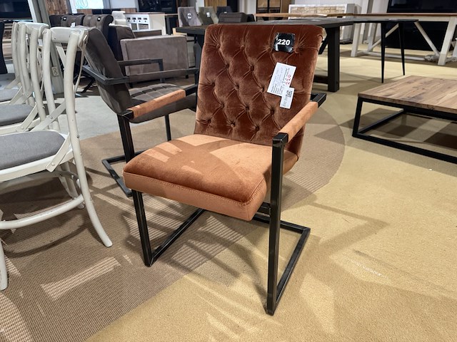 Eetkamerstoel, oranje - afbeelding 1 van  4