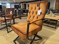 Eetkamerstoel, oranje - afbeelding 3 van  4