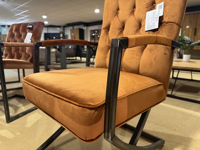 Eetkamerstoel, oranje - afbeelding 4 van  4