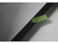 Eetkamerstoel roos donkergroen bloq stof met armleuning - afbeelding 6 van  6