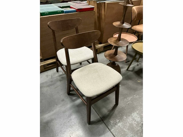 Eetkamerstoel zithoogte 44cm (2x) - afbeelding 2 van  3